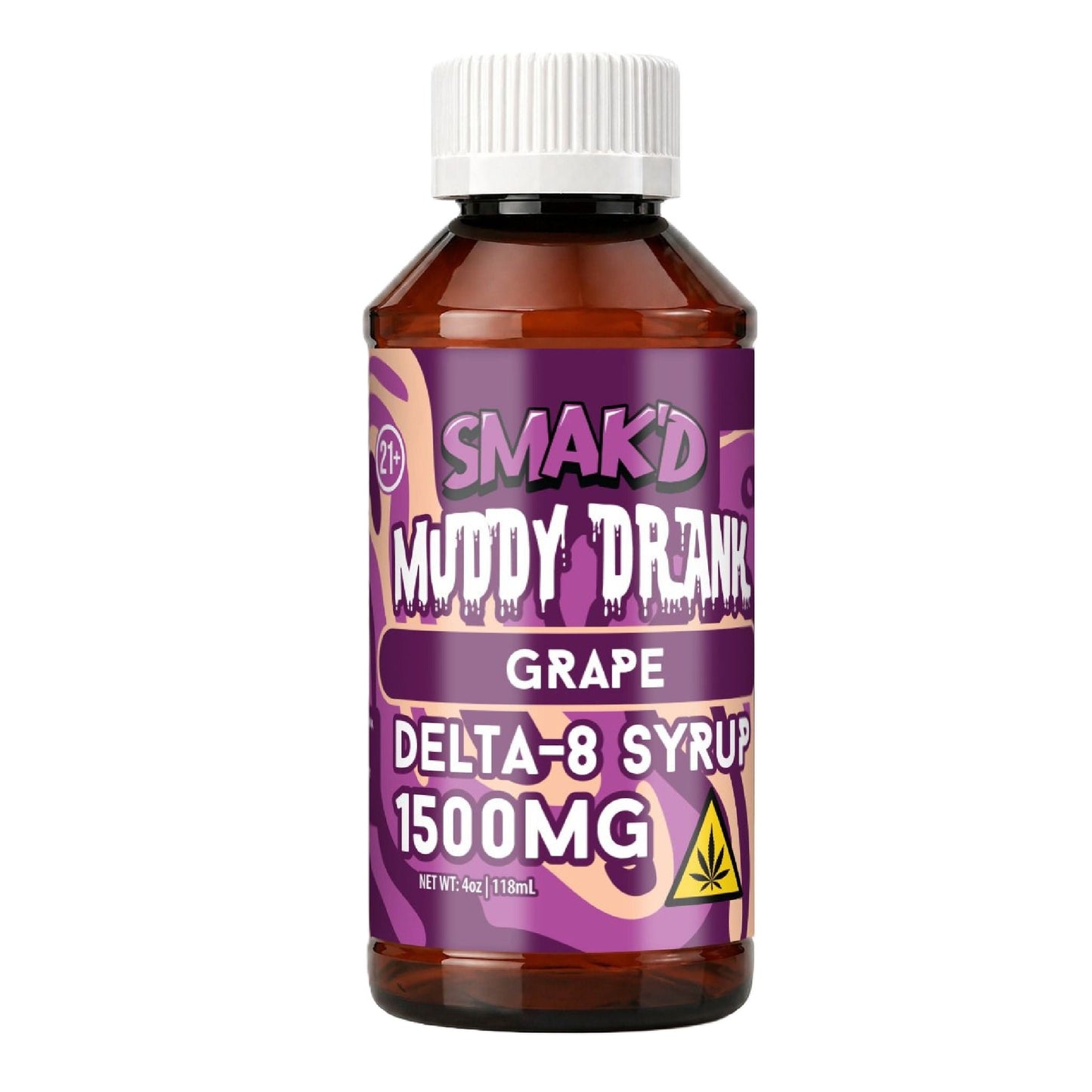 Smakd Muddy Drank Delta 8 Syrup 4oz