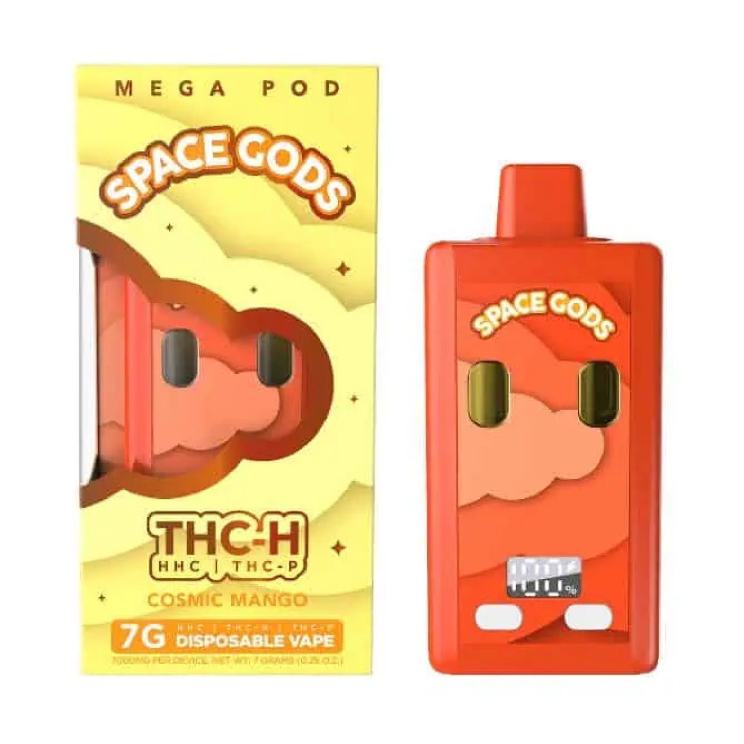 Space Gods Mega Pod THC-H + THC-P Vaporizer 7000mg