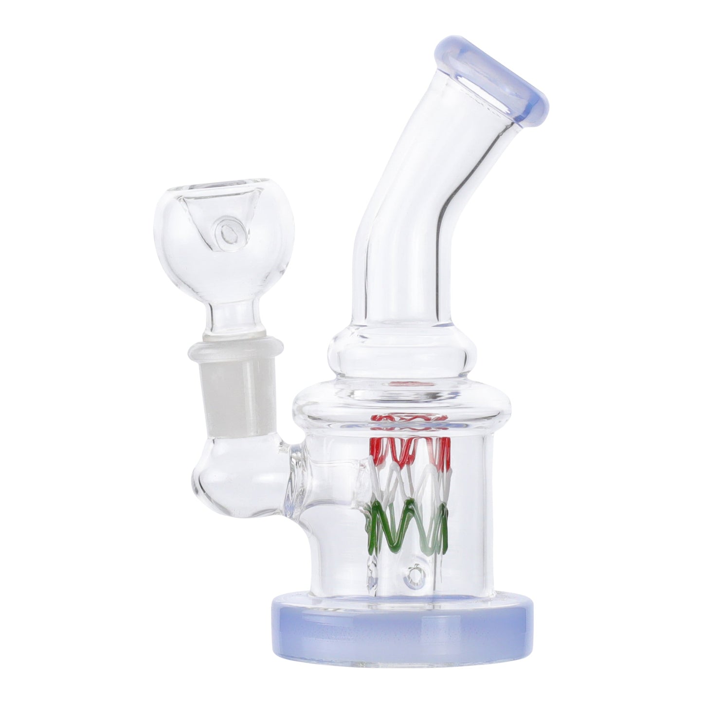 Squiggle Perc Mini Bong 5in