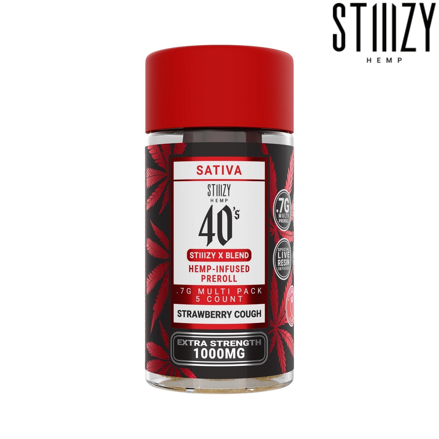 Stiiizy X-Blend Multi Pack Pre-Rolls 1000mg 5ct