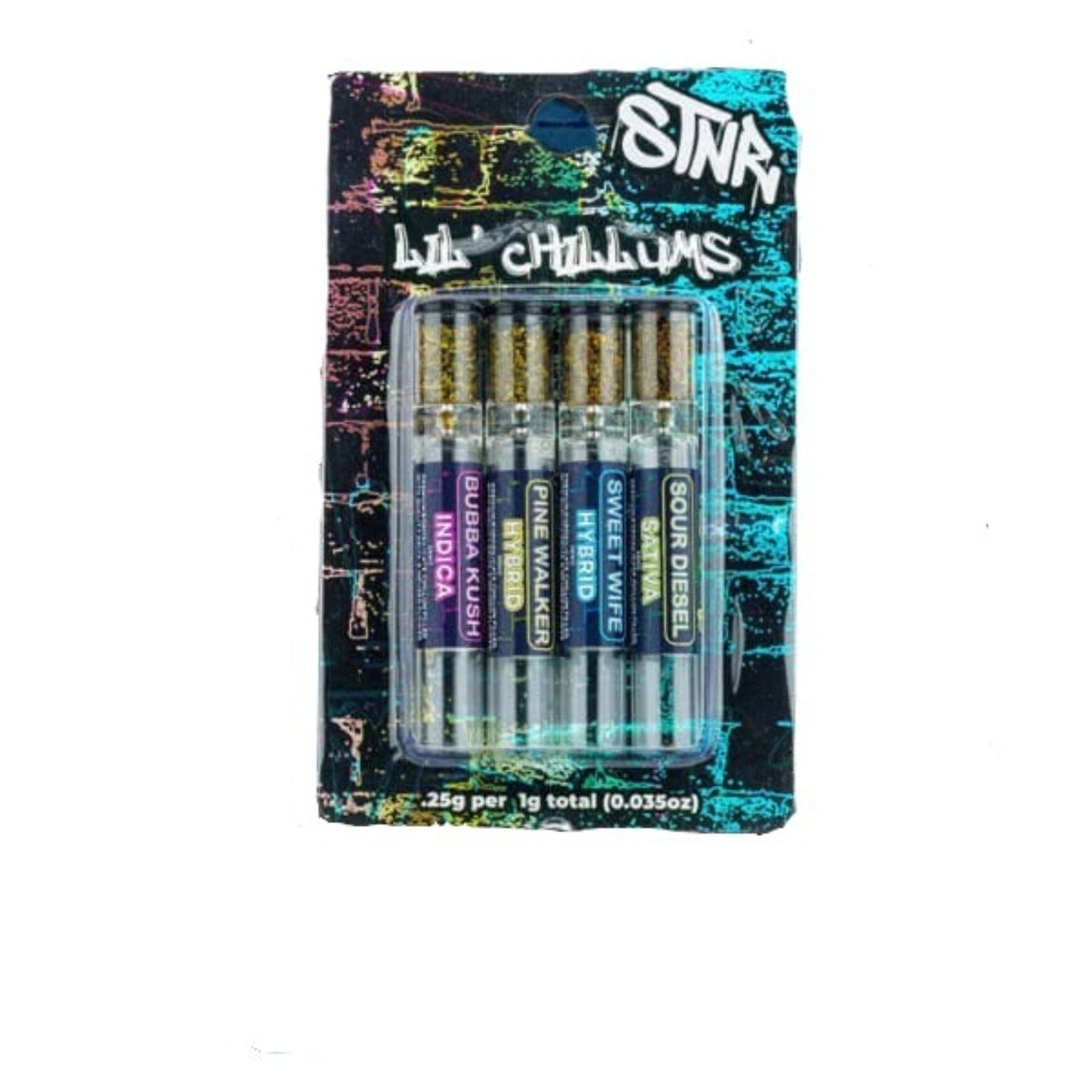 STNR Delta 8 Lil Chillums 4ct Pre-Roll
