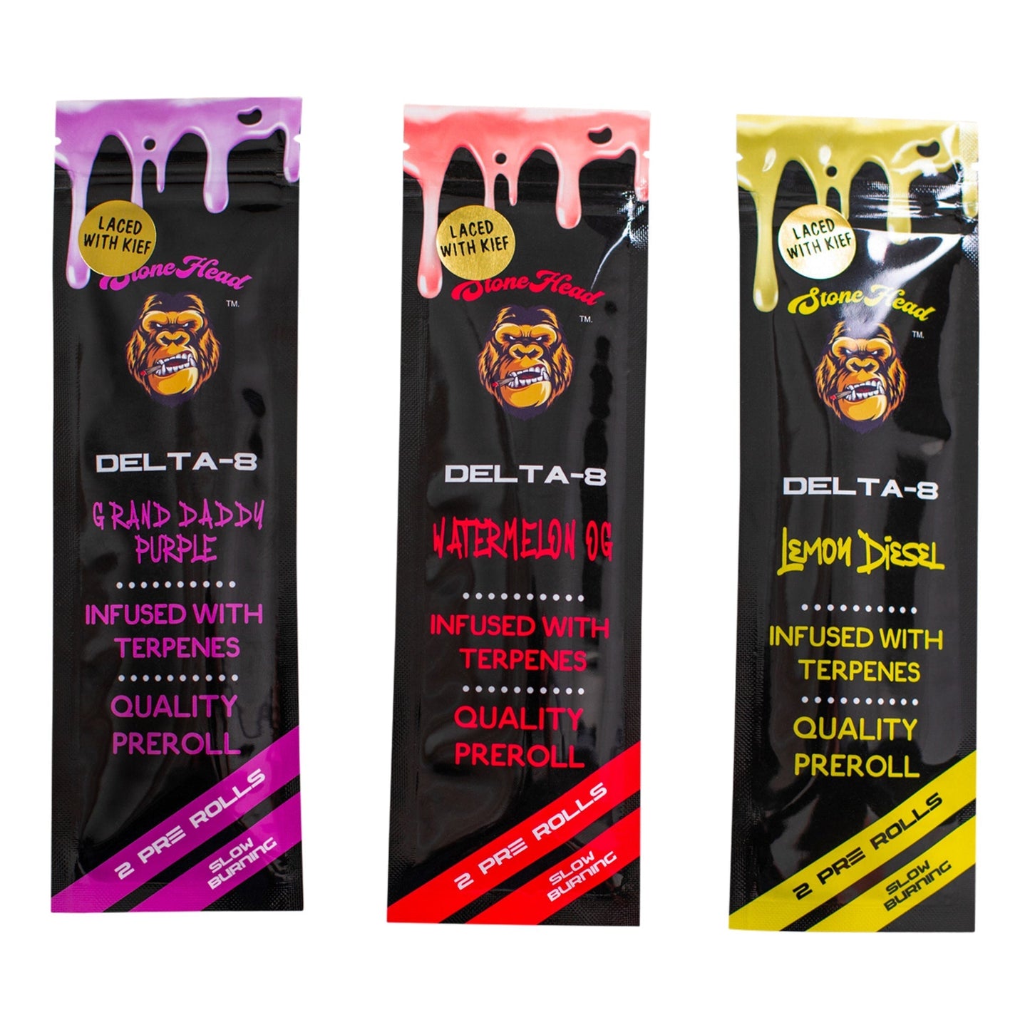 Stone Head Delta 8 Pre-Rolls 2 Pack