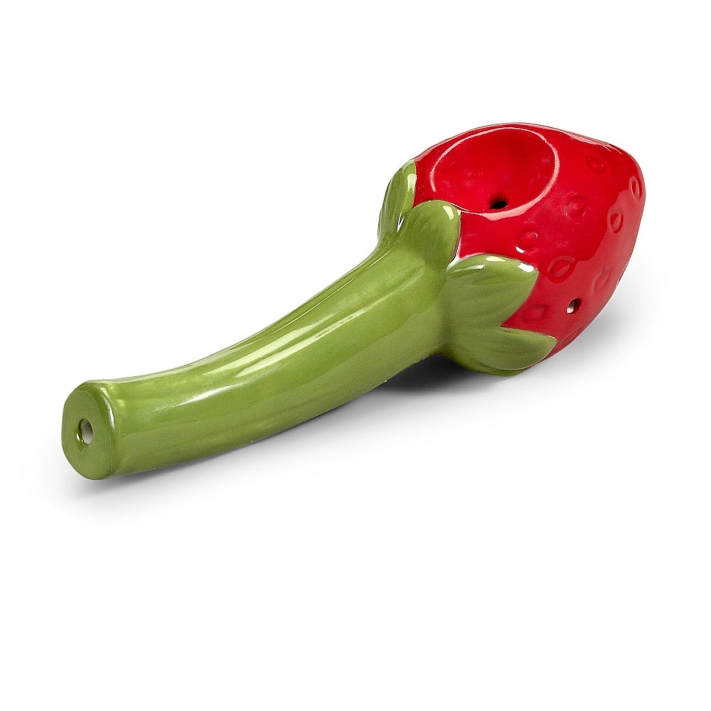 Fashioncraft Strawberry Ceramic Pipe 5in