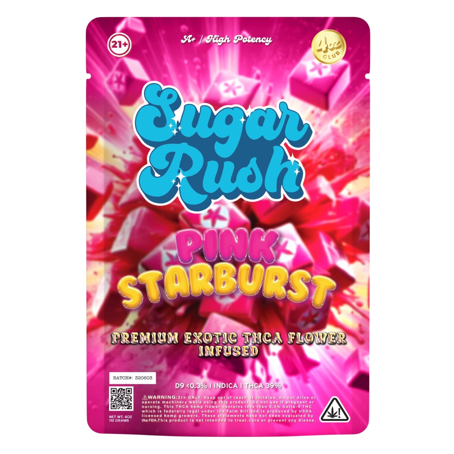 Sugar Rush Pink Starburst THC-A Flower 3.5g
