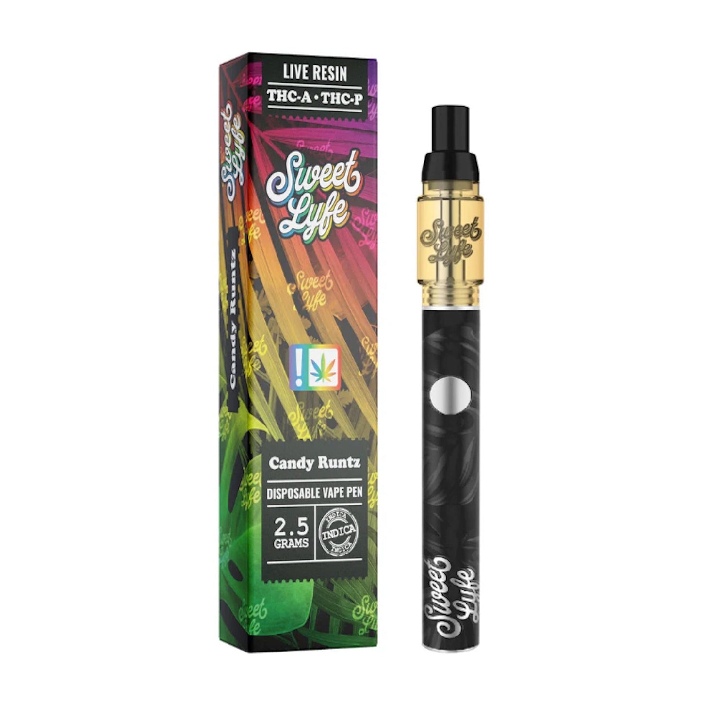 Sweet Lyfe Live Resin THC-A Vaporizer 2500mg