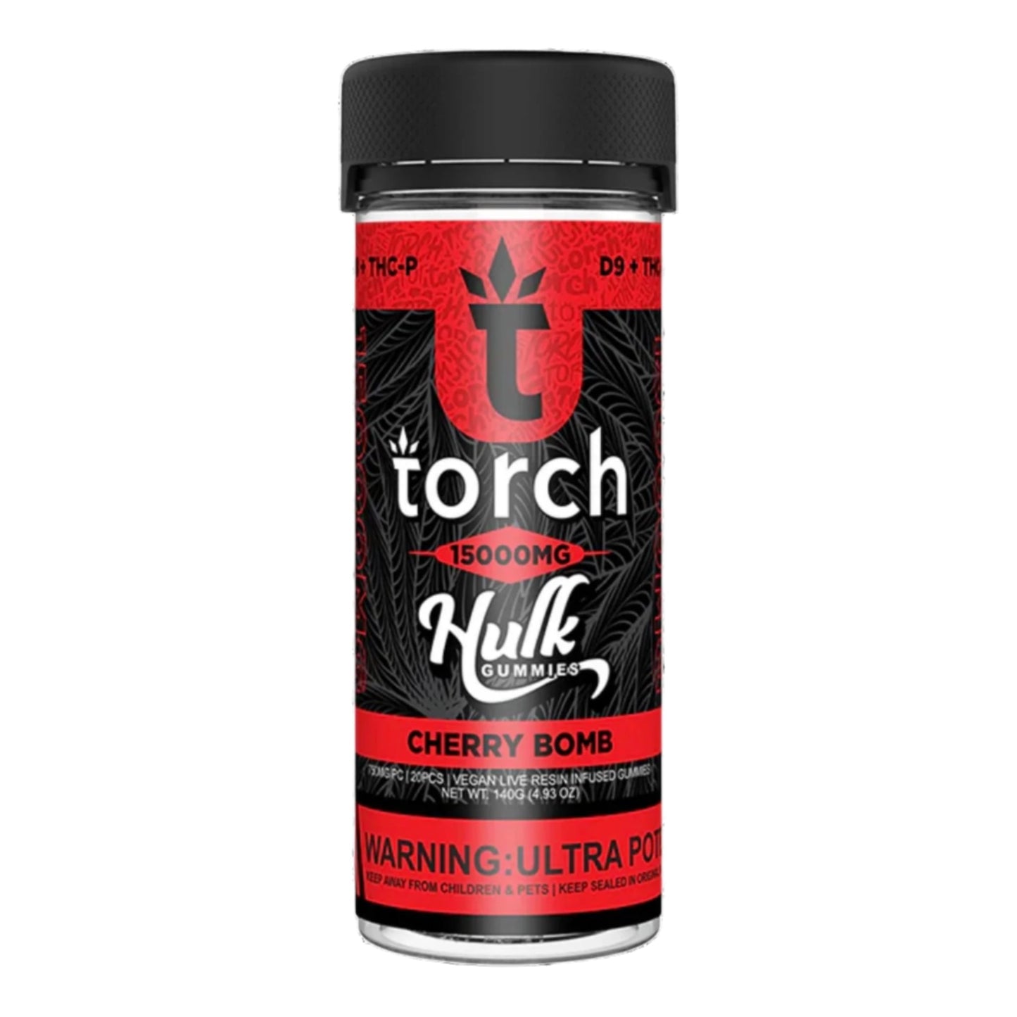 Torch Hulk Cherry Bomb Gummies 15000mg 20ct