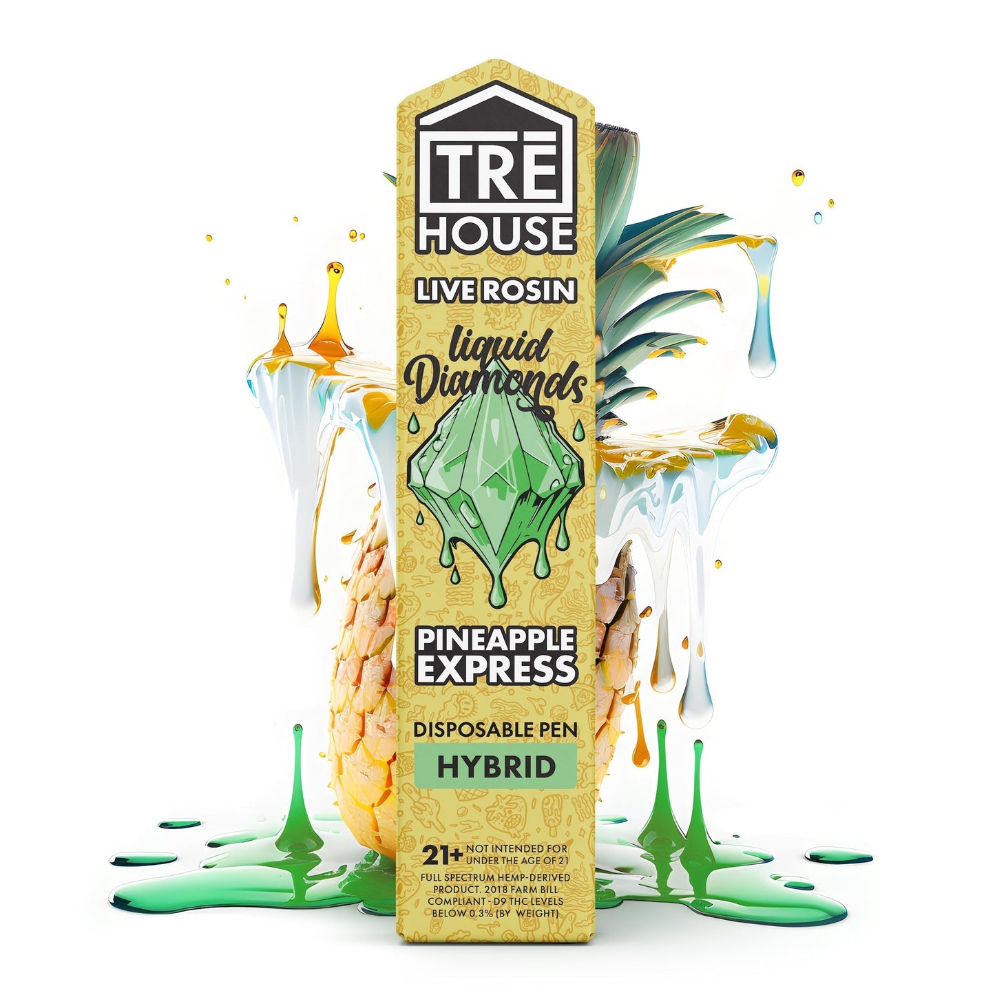 Tre House Live Rosin Vaporizer 2000mg