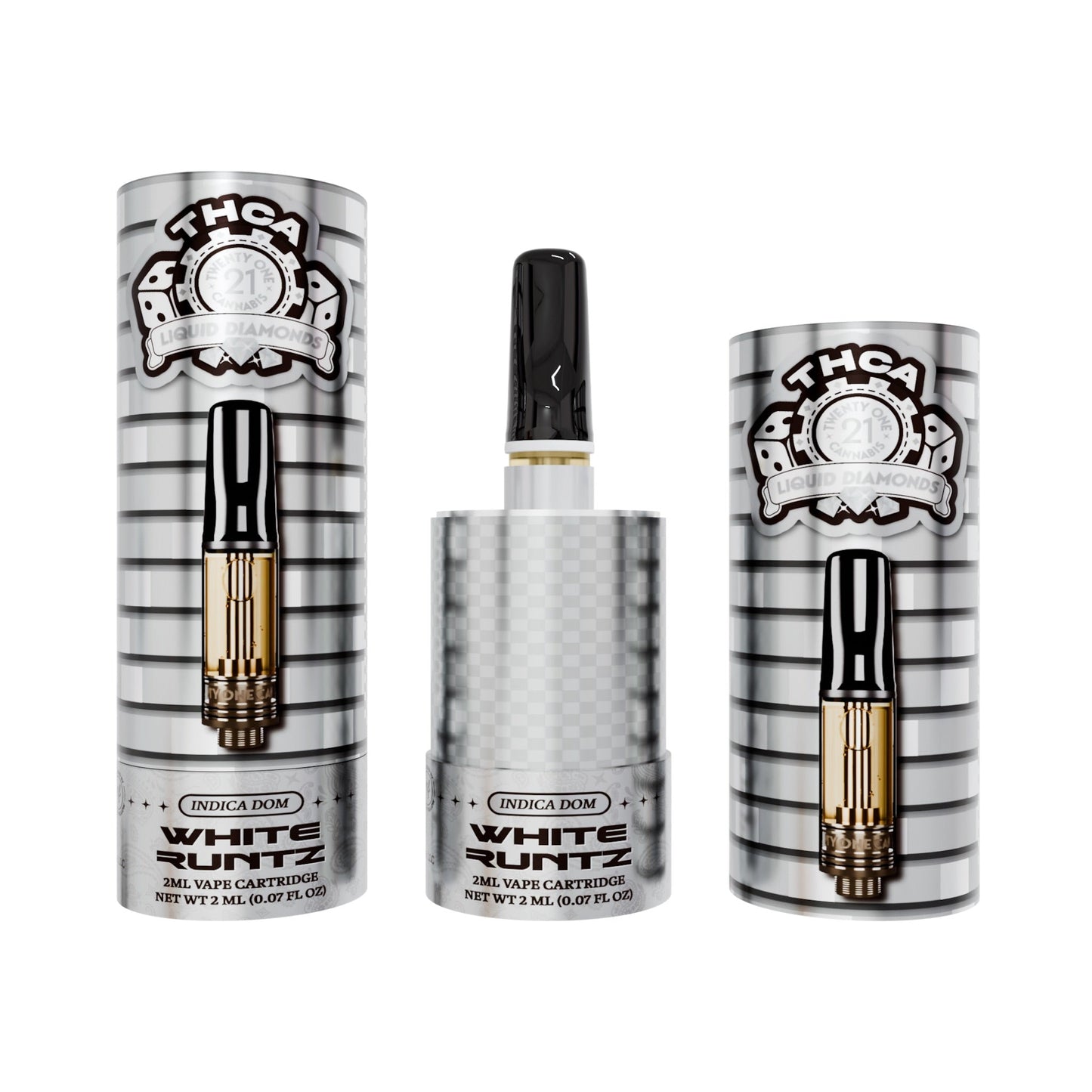 Twenty One White Runtz THC-A Cartridge 2000mg