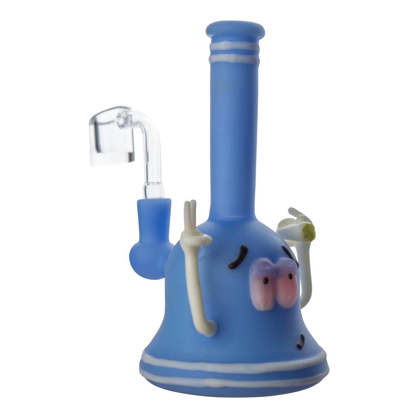 Della Luna Glass You're a Towel Bong 6in Glass Dab Rig