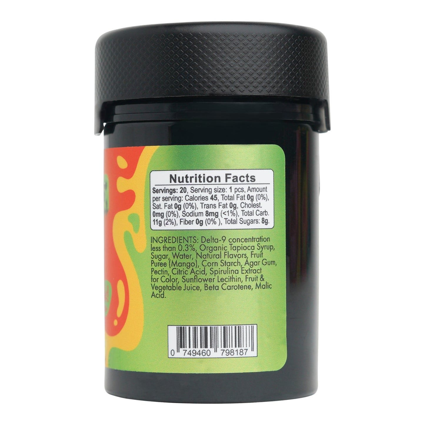 Zotica Mango Delta 9 Gummies 200mg 20ct
