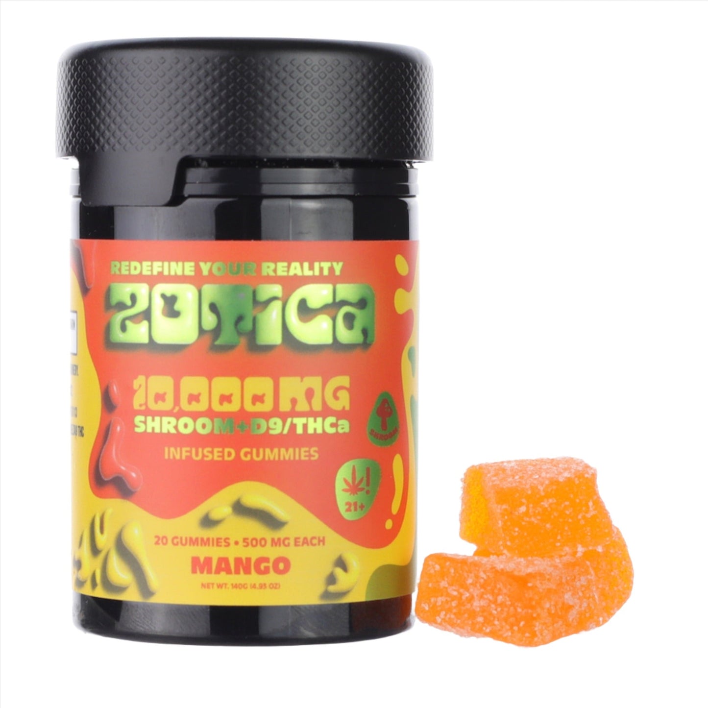 Zotica Mushroom THC-A Blend Gummies 10000mg 20ct