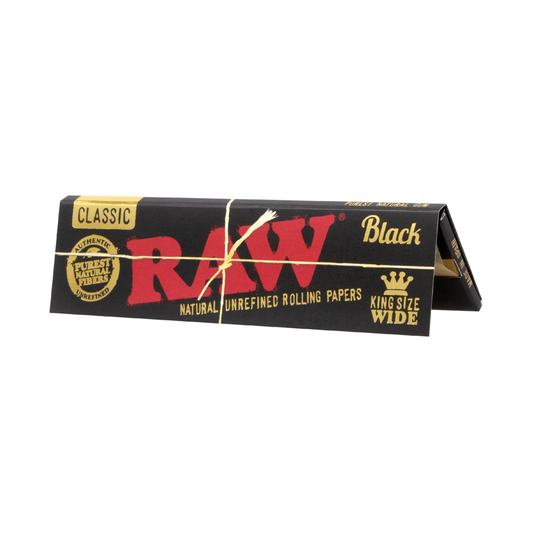 ورق لف RAW كلاسيك أسود