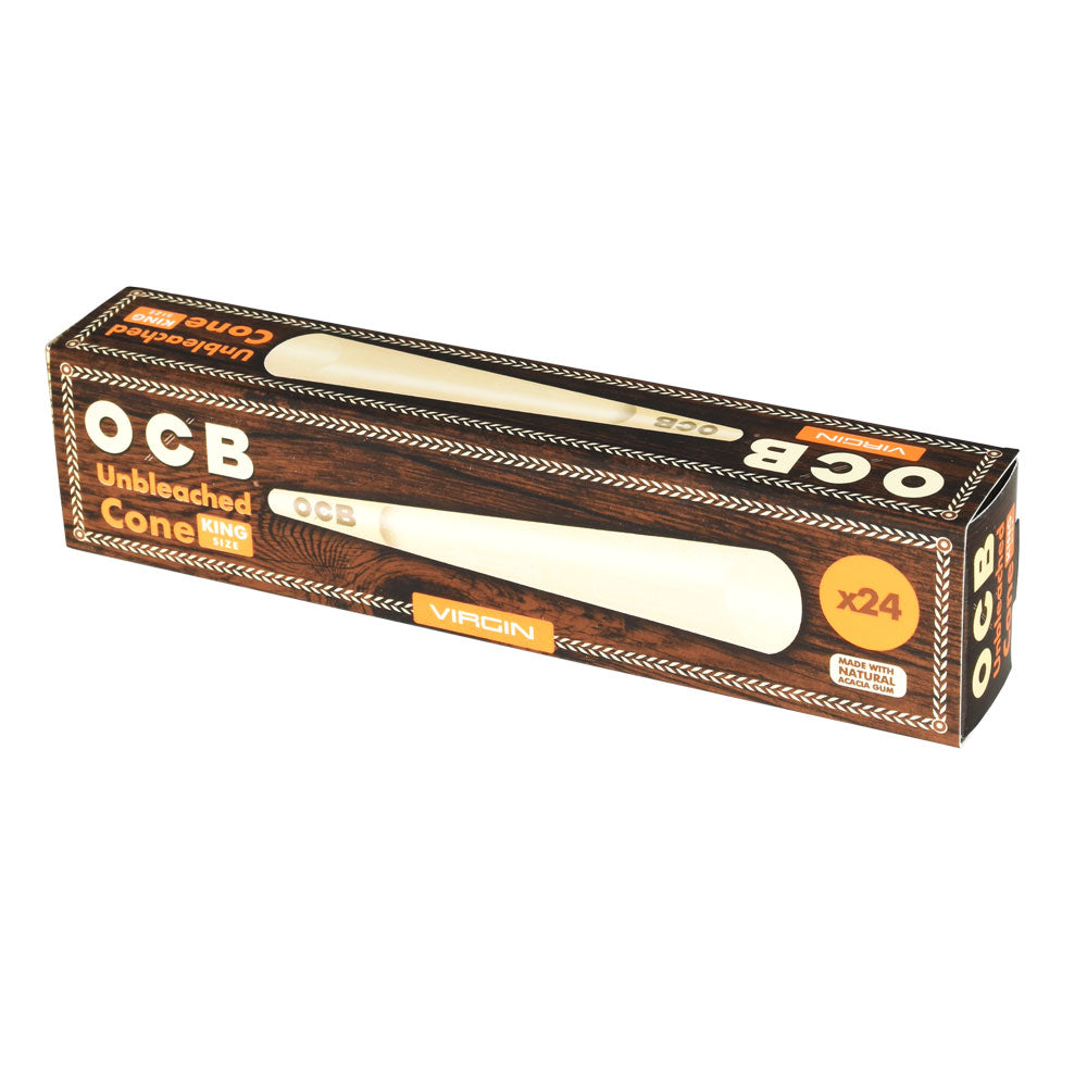 OCB Virgin Unbleached Cones 12pcs
