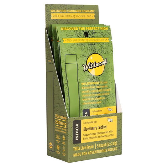 Wildwood Dispensary Grade Live Resin THCA Disposable | 2g | 5ct