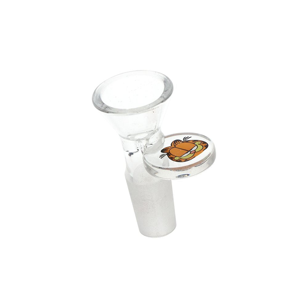 Stoned Garfield Beaker Glass Water Pipe - 10" / 14mm F