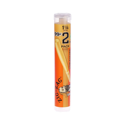24CT - Zig Zag Pre-Priced Unbleached Cones - 1 1/4 / 2pc