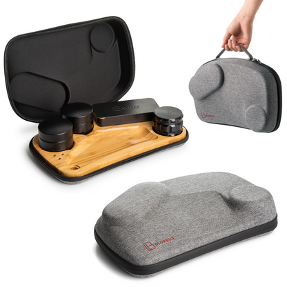 BLAZE Wooden Stash Rolling Tray with Accessories | BlueBus Fine Tools