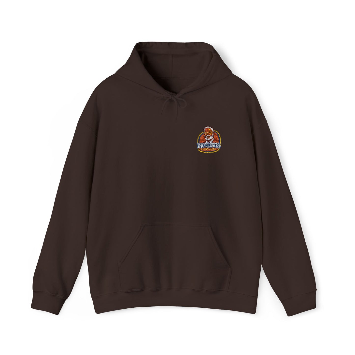 Dr. Clovis Chocolates Embroidered Logo Hoodie