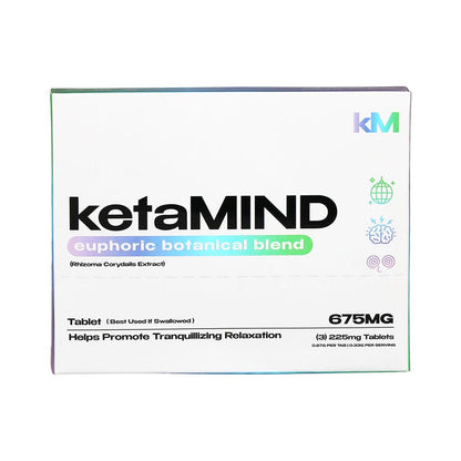 10CT - KetaMIND Euphoric Botanical Blend Tablets - 675mg / 3pc