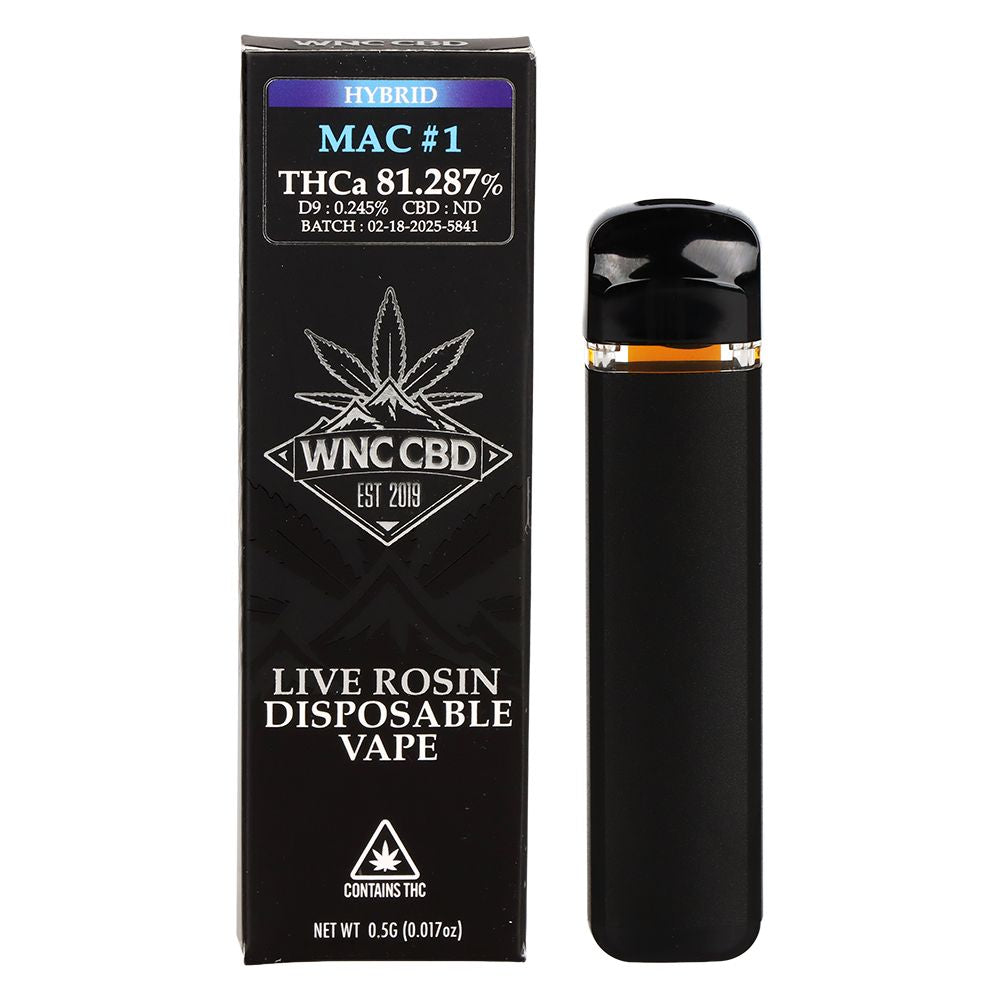 WNC THCA Live Rosin Disposable | 0.5g | 12ct