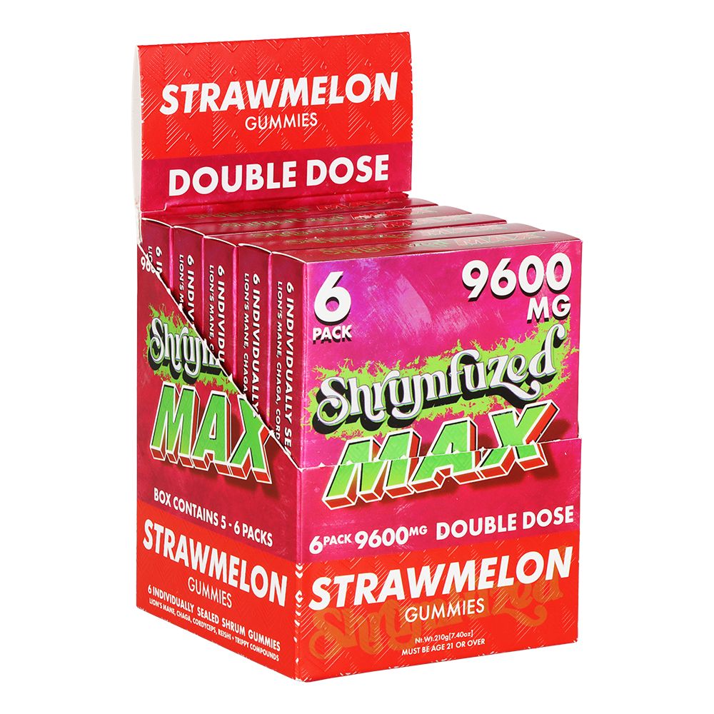 Shrumfuzed MAX Mushroom Blend Gummies | 9600mg | 6pc | 5pk
