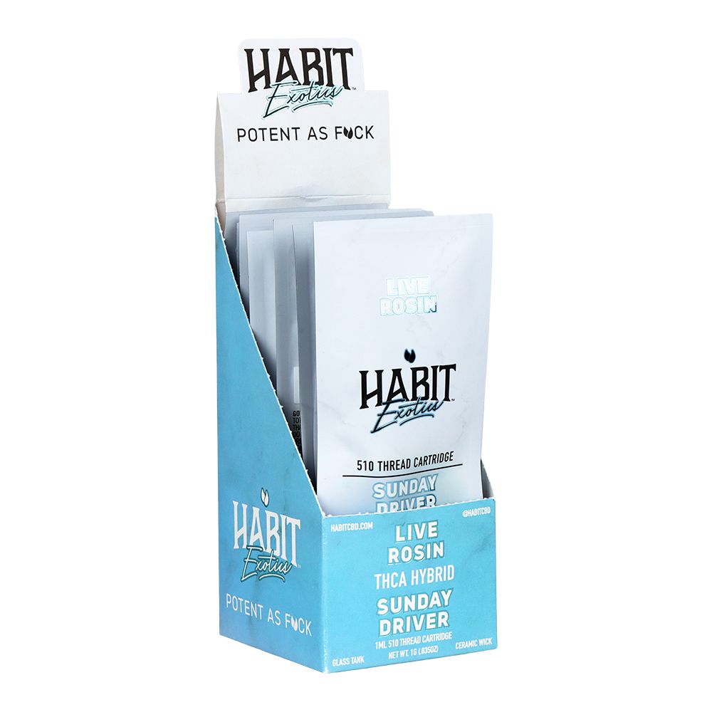 Habit Exotics THCA Rosin Ceramic Cartridge | 1g | 10ct