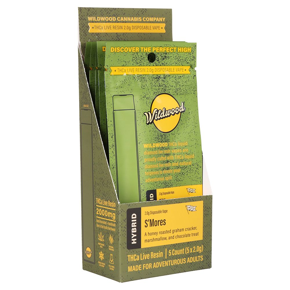 Wildwood Dispensary Grade Live Resin THCA Disposable | 2g | 5ct
