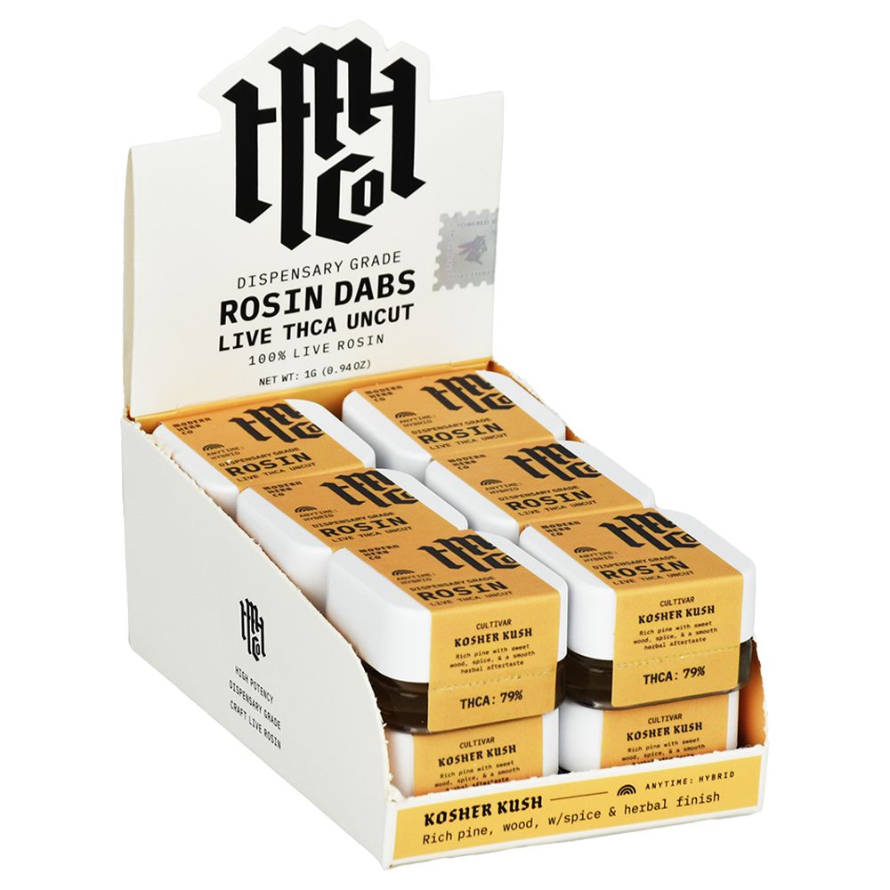 Modern Herb Co Dispensary Grade Live Rosin THCA Uncut Dabs 12 ct