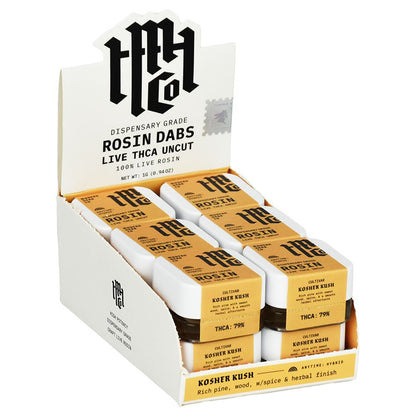 Modern Herb Co Dispensary Grade Live Rosin THCA Uncut Dabs 12 ct