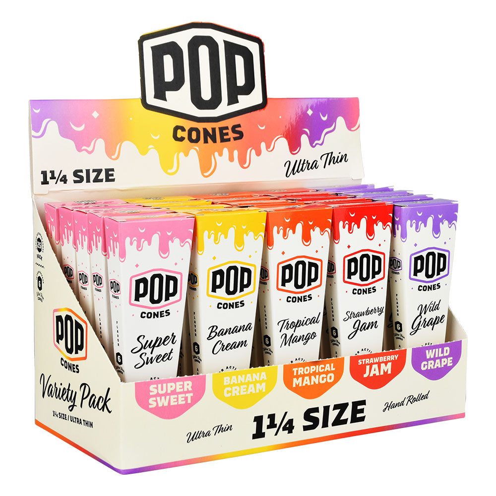 POP Cones Ultra Thin | Assorted Flavors | 25pc