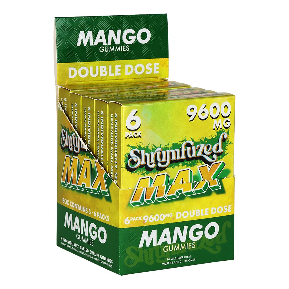 Shrumfuzed MAX Mushroom Blend Gummies | 9600mg | 6pc | 5pk