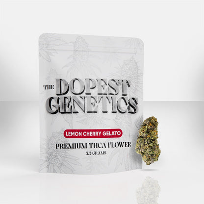 The Dopest Premium Lemon Cherry Gelato Indica Flower 3.5G
