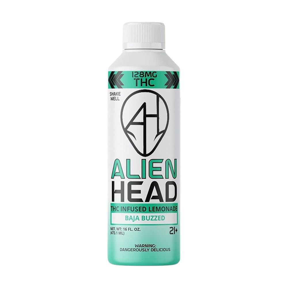 Alien Head D9 THC Lemonade | 16oz | 128mg | 4ct