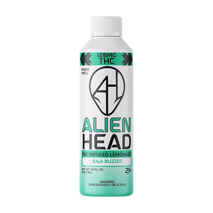 Alien Head D9 THC Lemonade | 16oz | 128mg | 4ct