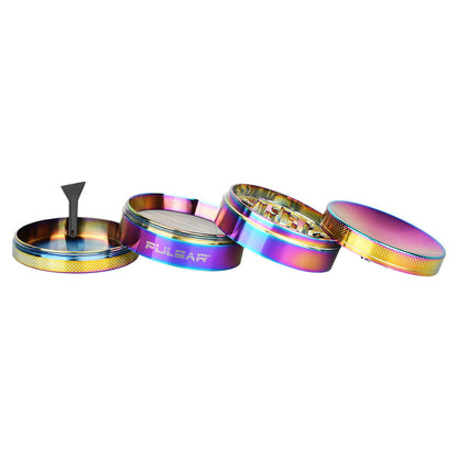 Pulsar Concave Grinder | 4pc | 2.5" | Assorted Colors | 6pc