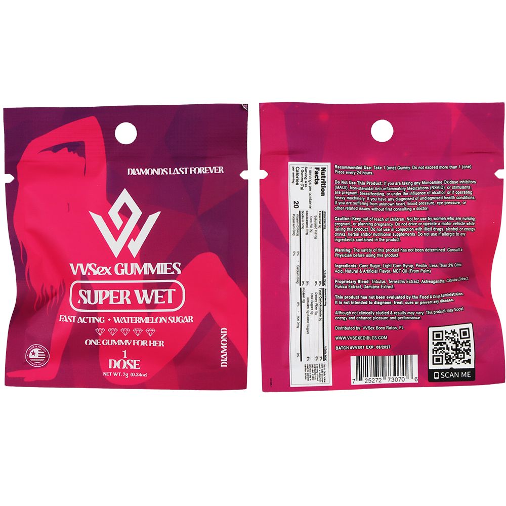 VVSex Fast Acting Gummy | 60ct Jar