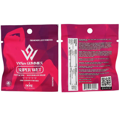 VVSex Fast Acting Gummy | 60ct Jar