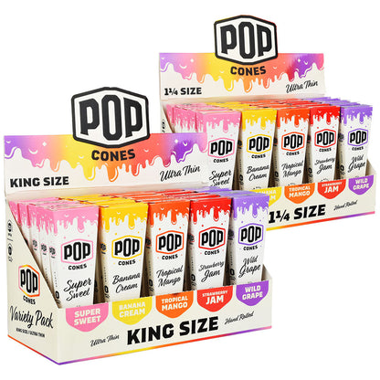 POP Cones Ultra Thin | Assorted Flavors | 25pc