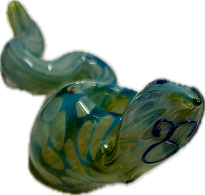 5” COBRA Tobacco Dry Herb Hand Pipe Borosilicate Glass - Colors May Vary