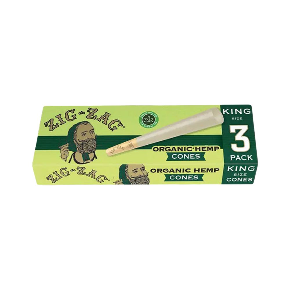 Zig Zag Organic Hemp Cones | 24pk