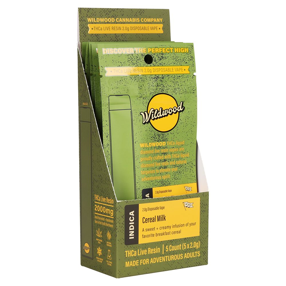 Wildwood Dispensary Grade Live Resin THCA Disposable | 2g | 5ct