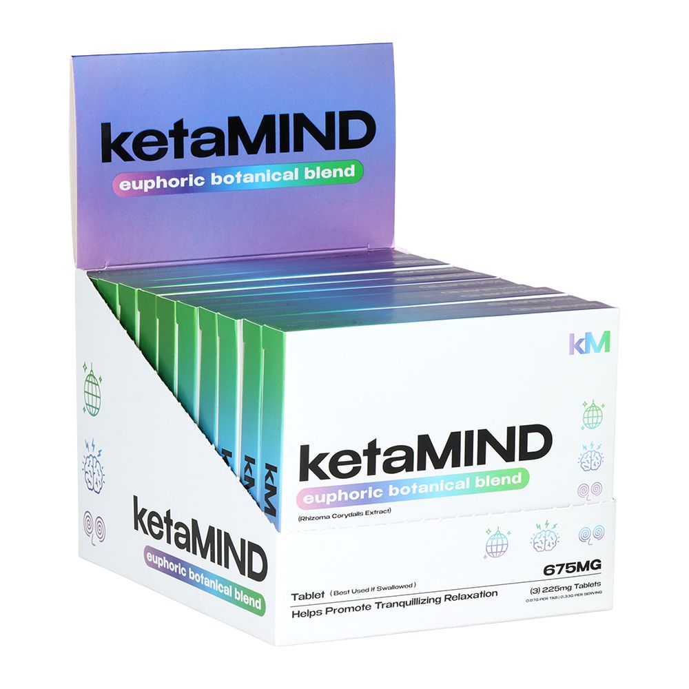 10CT - KetaMIND Euphoric Botanical Blend Tablets - 675mg / 3pc