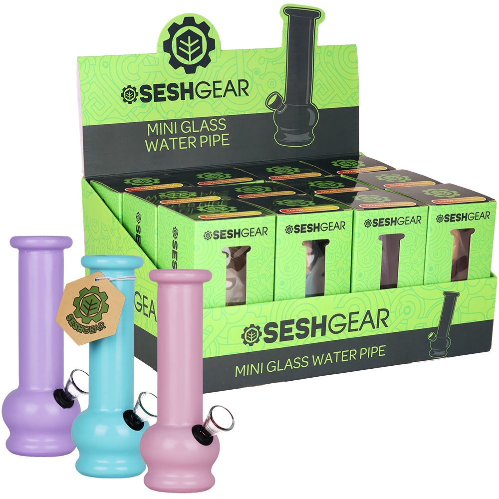 SeshGear Boxed Water Pipe | 5.75" | 12ct