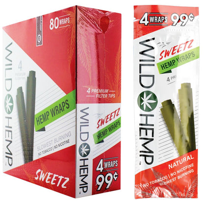 Wild Hemp Hemp Wraps | 4pc | 20pk