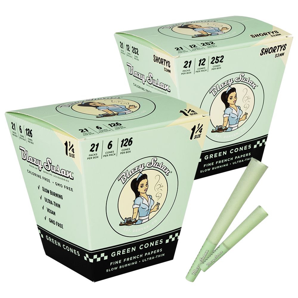 Blazy Susan Green Pre-Rolled Cones | 21ct