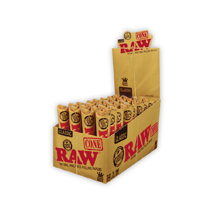 أوراق لف خام كلاسيكية مخروطية