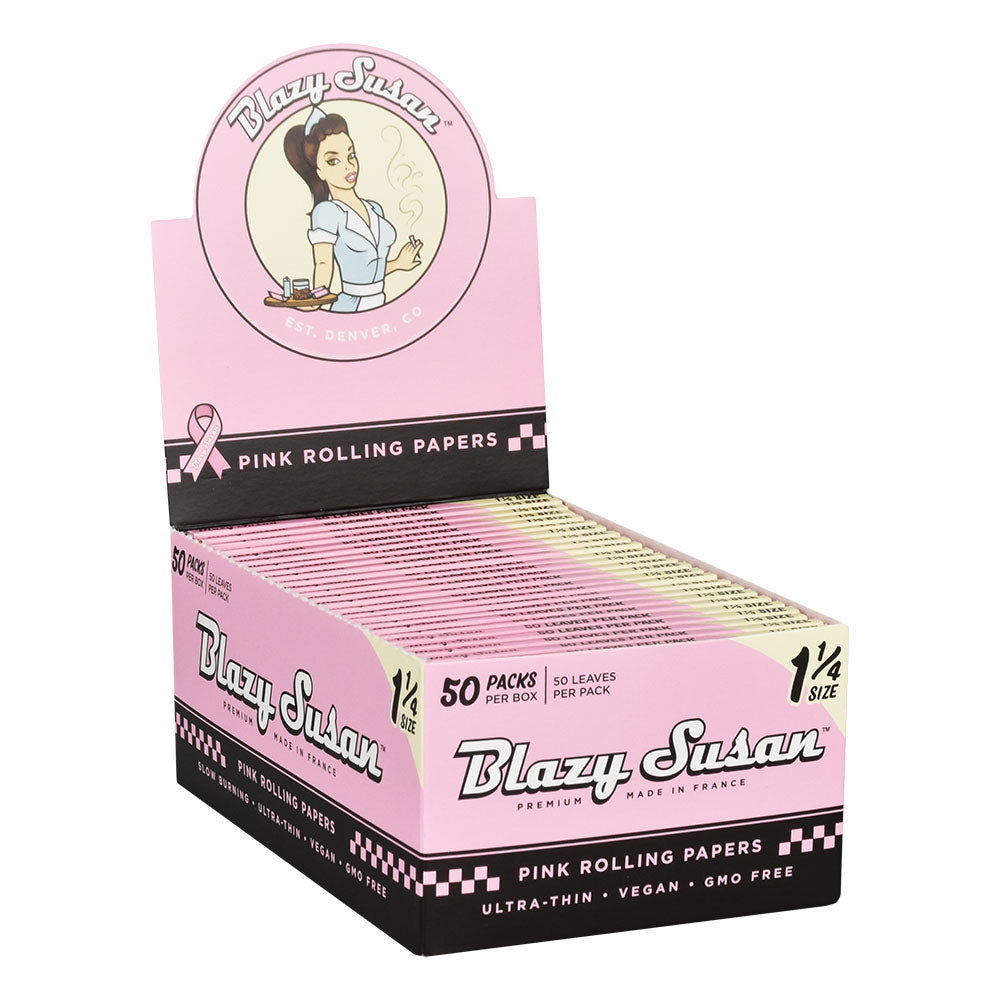 Blazy Susan Pink Rolling Papers | 50pk | 50pc
