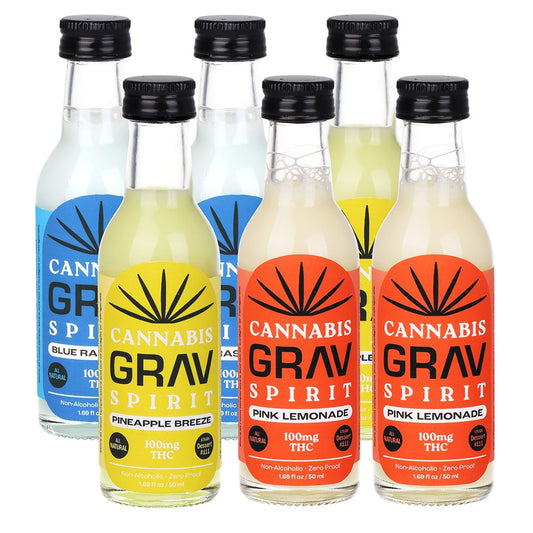 مشروب GRAV Cannabis Spirit D9 THC المُنكَّه | 50 مل | 100 ملجم