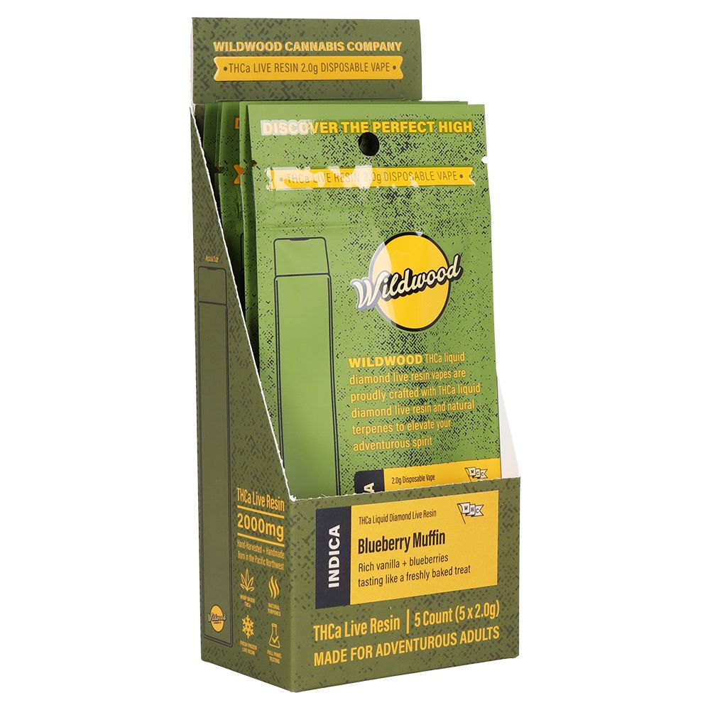 Wildwood Dispensary Grade Live Resin THCA Disposable | 2g | 5ct