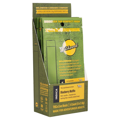 Wildwood Dispensary Grade Live Resin THCA Disposable | 2g | 5ct
